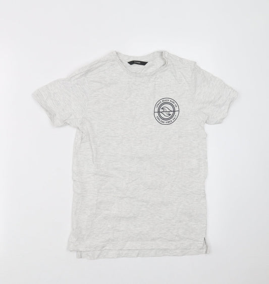 George Boys Grey   Basic T-Shirt Size 9-10 Years  - Venice Beach