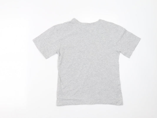 Very Boys Grey   Basic T-Shirt Size 11 Years