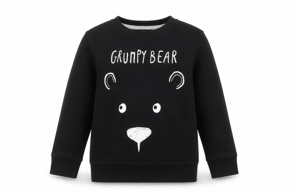 George Boys Black   Pullover Sweatshirt Size 5-6 Years  - bear