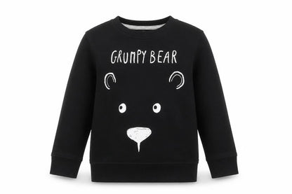 George Boys Black   Pullover Sweatshirt Size 5-6 Years  - bear