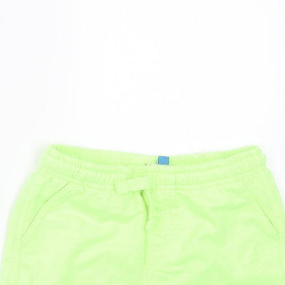 Hullabaloo Boys Green   Sweat Shorts Size 5-6 Years