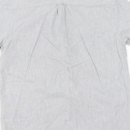 Primark Mens Grey    Button-Up Size S