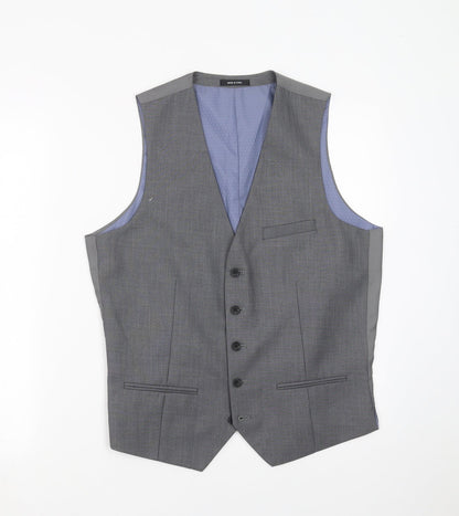 Mens UK Size M Cedar Wood State Regular Grey Suit Jacket