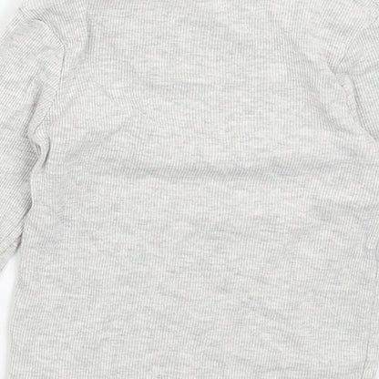 George Girls Grey   Basic T-Shirt Size 2-3 Years