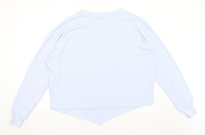 Angelle Womens Blue   Pullover Jumper Size S