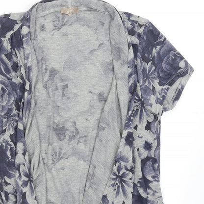 Womens UK Size 16 Soon Blue Wrap Jumper