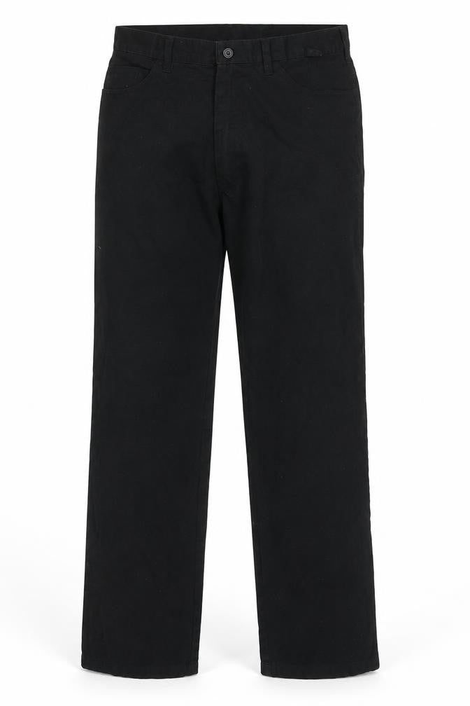 Mens UK Size 31 in Dimension Regular Fit  Black Trousers