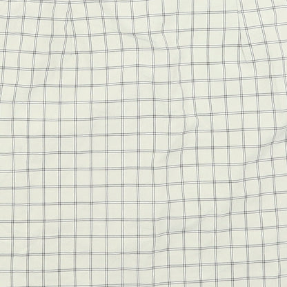 Nasty Gal Womens Beige Check  A-Line Skirt Size 8