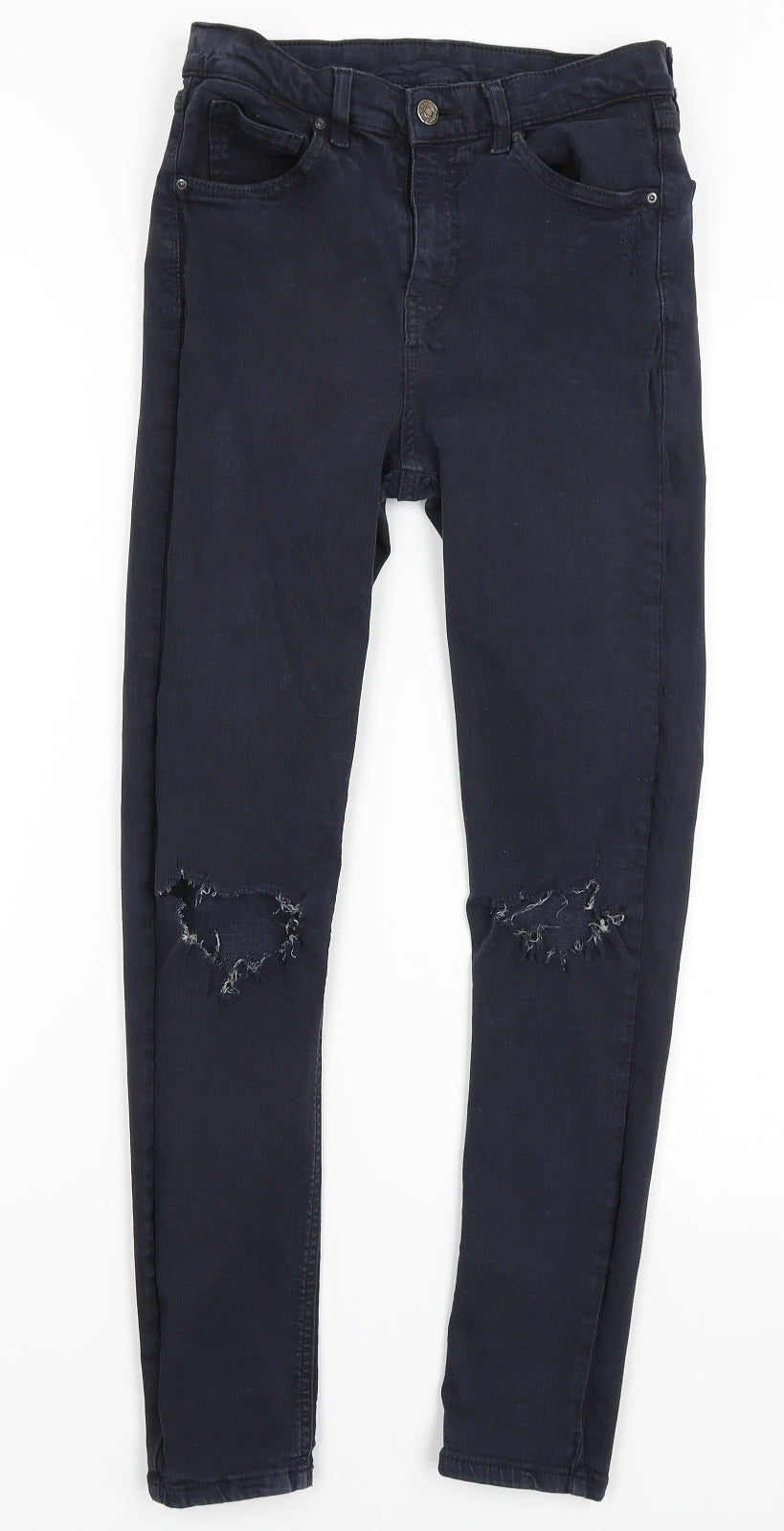 Mens UK Size 28 in Topshop Regular Fit Skinny Blue Jeans