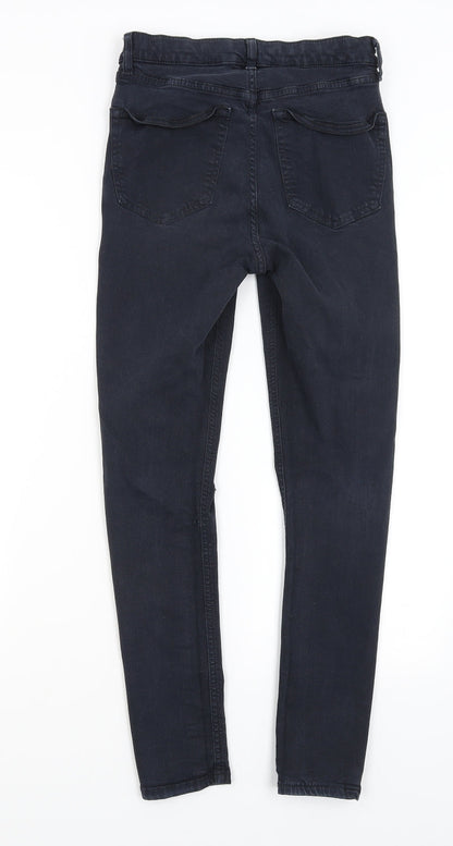 Mens UK Size 28 in Topshop Regular Fit Skinny Blue Jeans