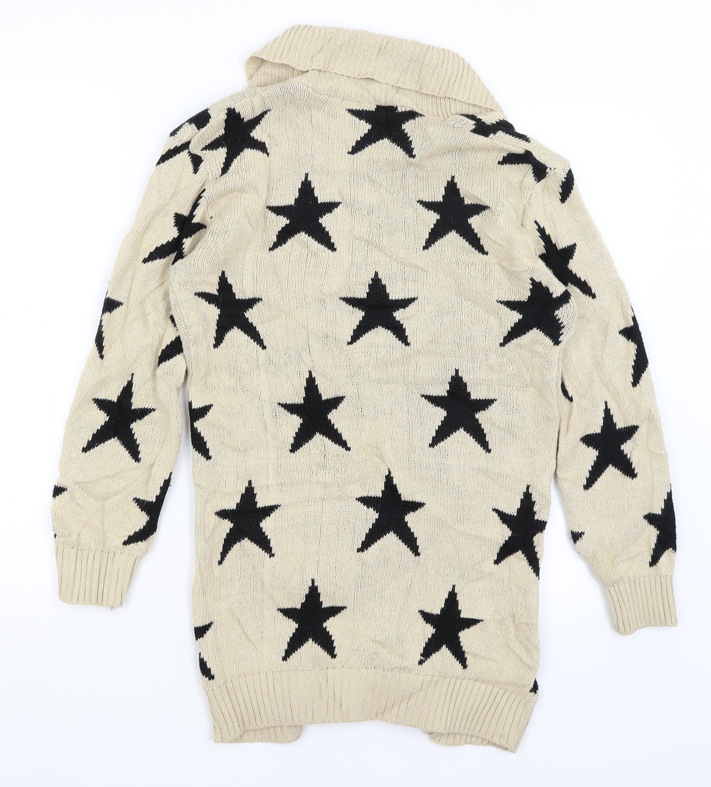 Gazelle Womens Brown   Cardigan Jumper Size S  - Stars