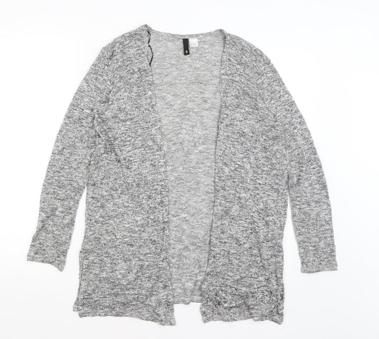 Womens UK Size S Divided Grey Cardigan Jumper