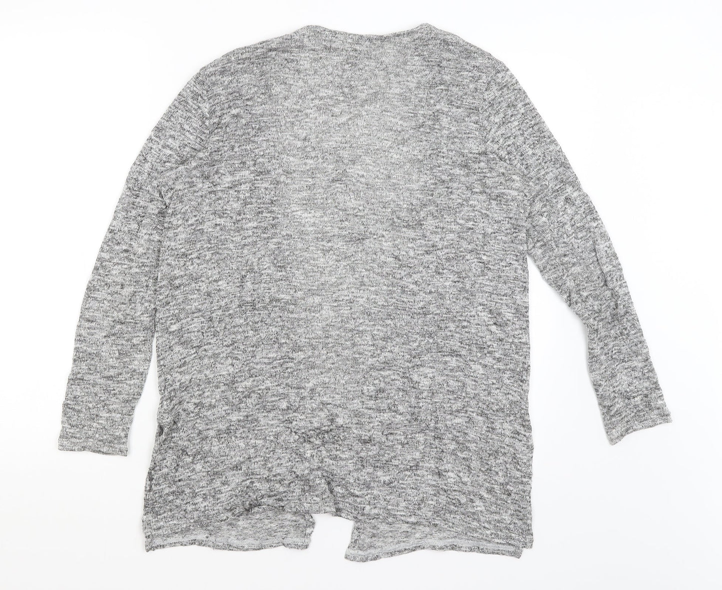 Womens UK Size S Divided Grey Cardigan Jumper