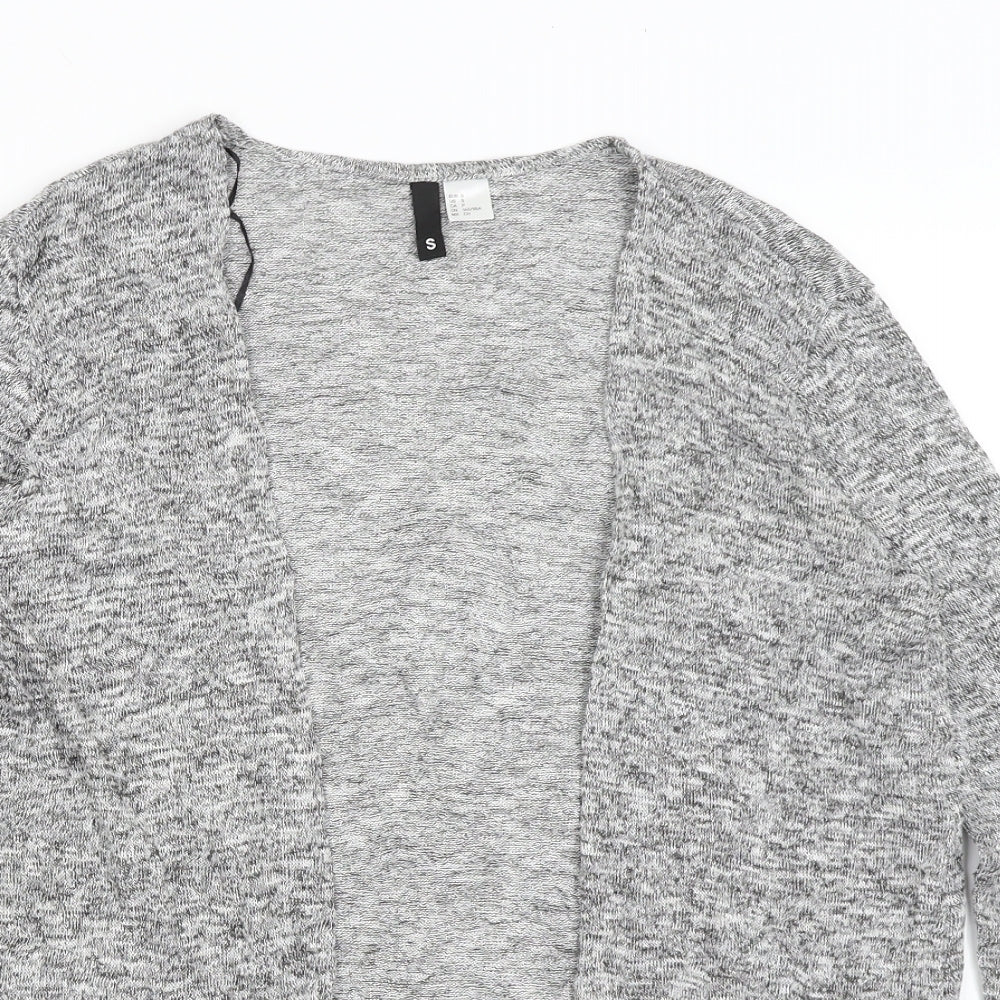 Womens UK Size S Divided Grey Cardigan Jumper