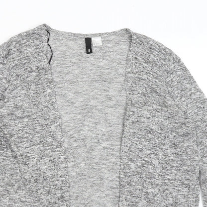 Womens UK Size S Divided Grey Cardigan Jumper