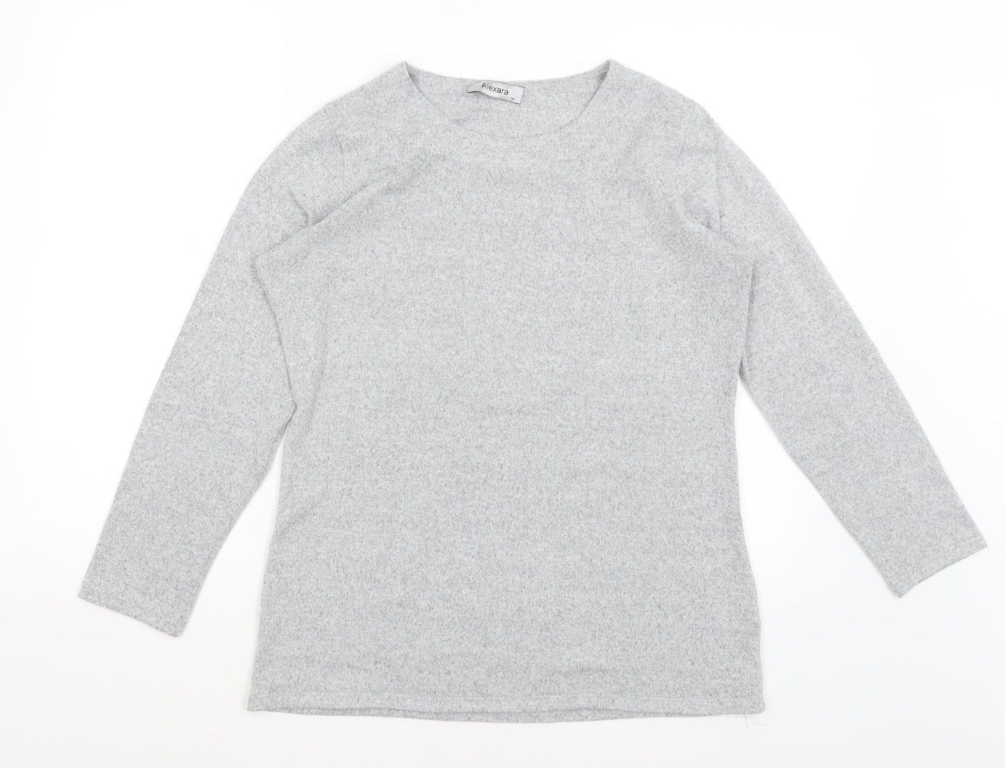Womens UK Size 14 Alexara Grey Pullover Jumper