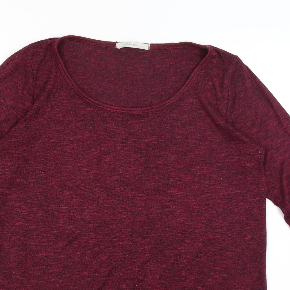 George Womens Red   Pullover Jumper Size 12