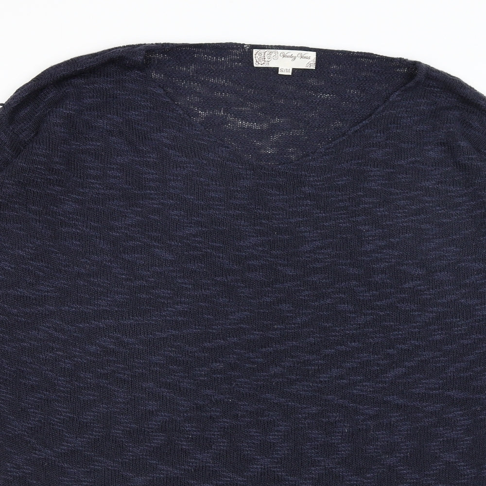 Voulez Vous Womens Blue   Pullover Jumper Size M