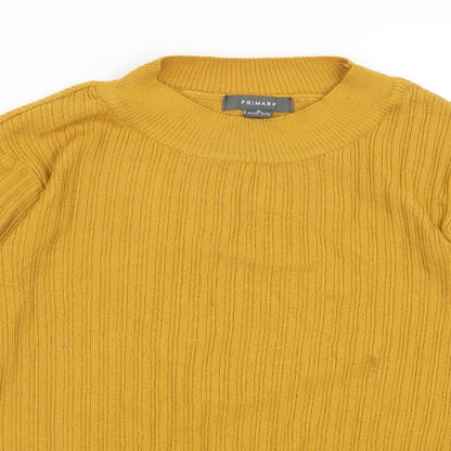 Primark Womens Yellow   Pullover Jumper Size XL