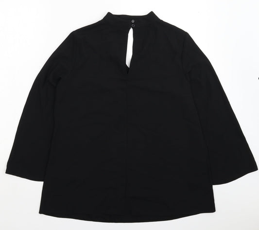 Papaya Womens Black   Basic Blouse Size 14