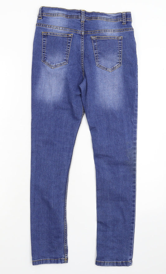 Denim & Co. Girls Blue  Denim Skinny Jeans Size 12-13 Years