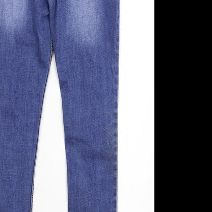 Denim & Co. Girls Blue  Denim Skinny Jeans Size 12-13 Years