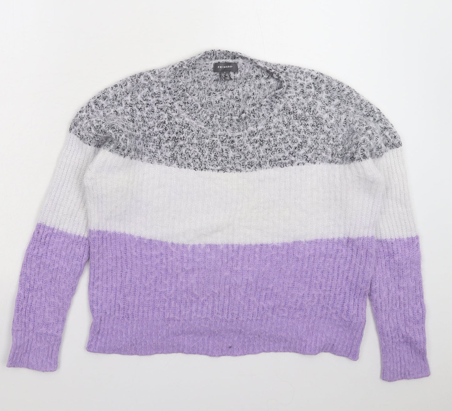 Primark Womens Multicoloured  Knit Pullover Jumper Size 12