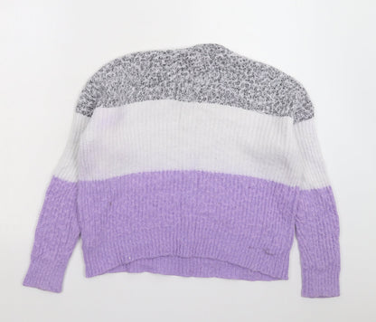 Primark Womens Multicoloured  Knit Pullover Jumper Size 12