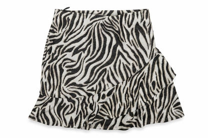Miss Selfridge Womens Multicoloured Animal Print  Mini Skirt Size 8