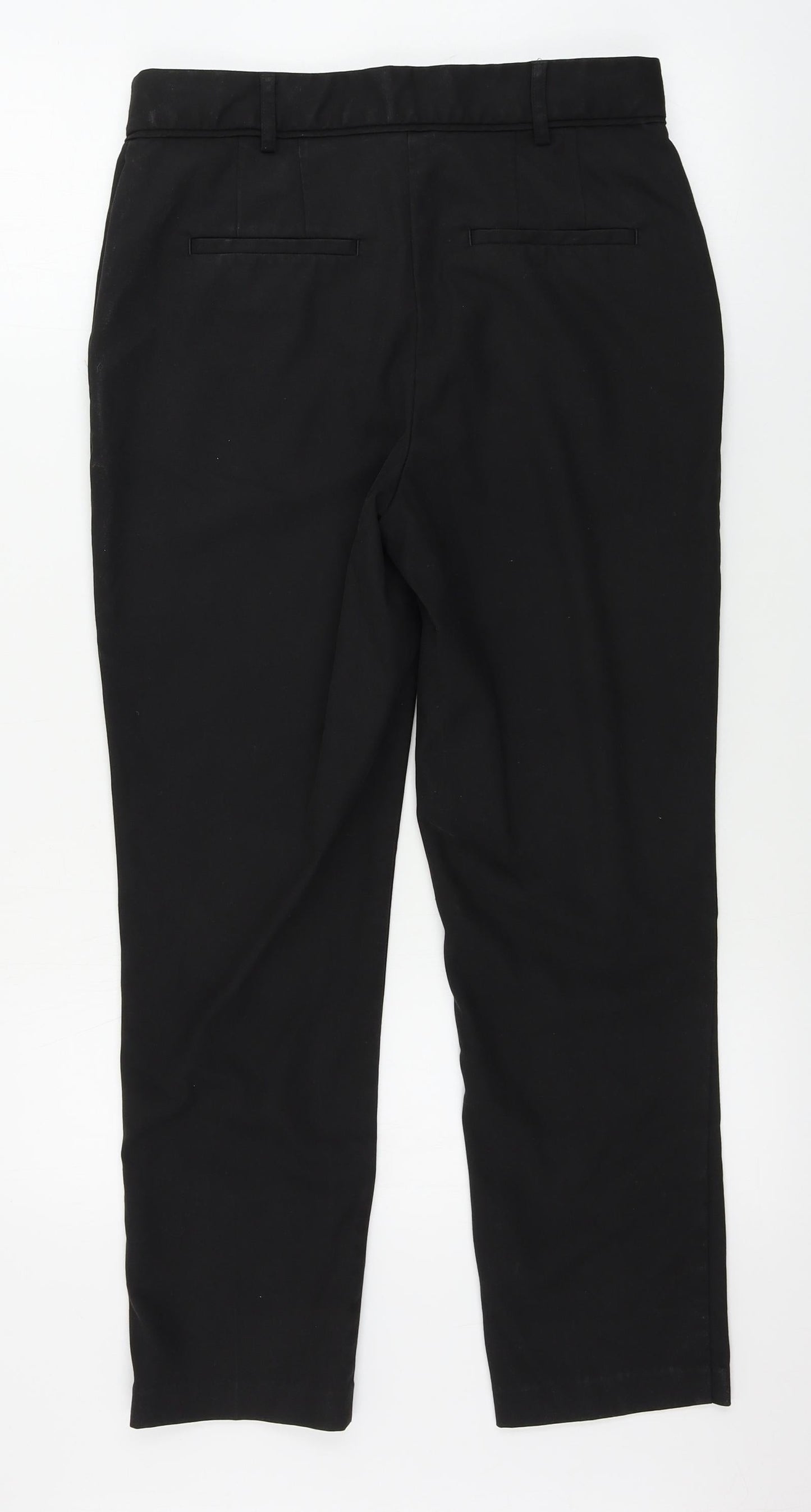 Womens UK Size 10 NEXT Regular Fit  Black Trousers