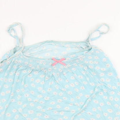 Womens UK Size 16 Marks and Spencer Blue Basic T-Shirt
