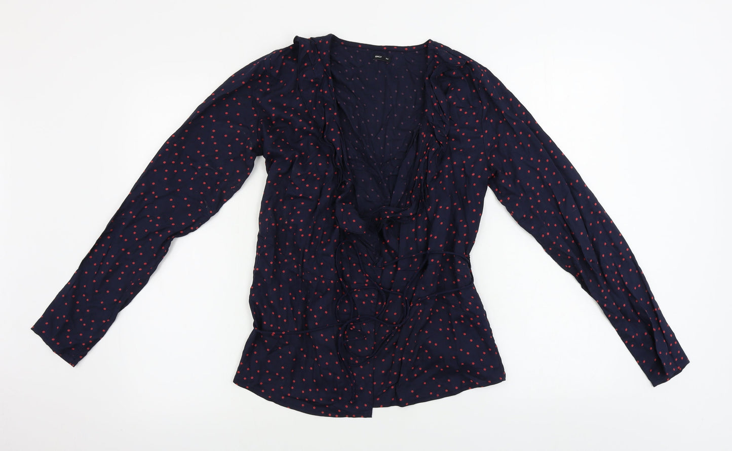 Womens UK Size 6 Only Blue Basic Blouse