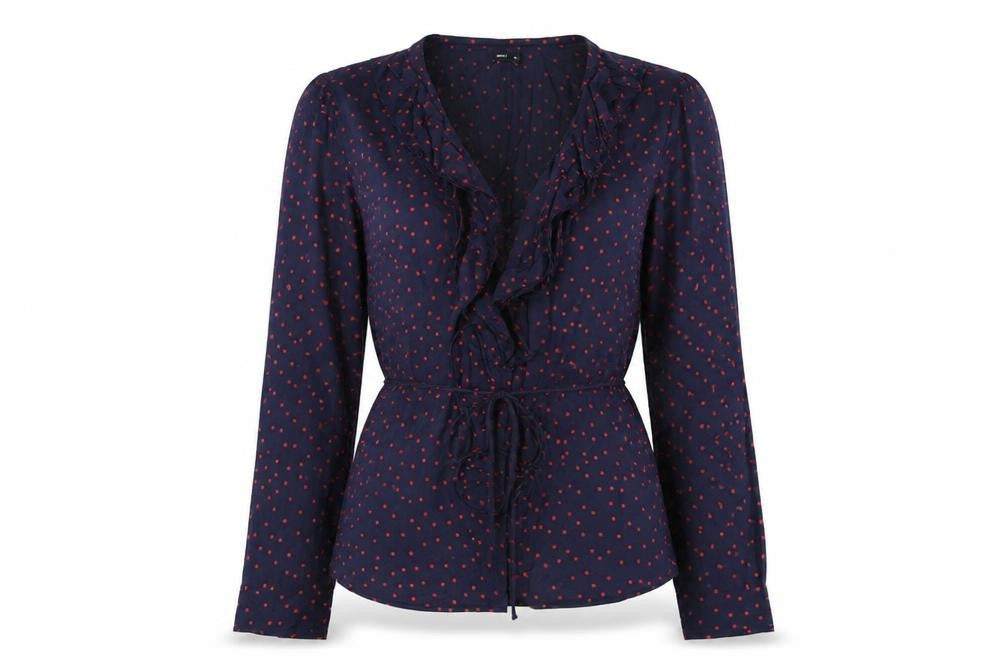 Womens UK Size 6 Only Blue Basic Blouse