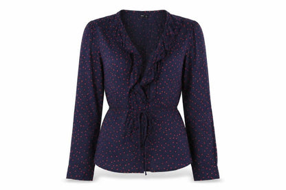 Womens UK Size 6 Only Blue Basic Blouse