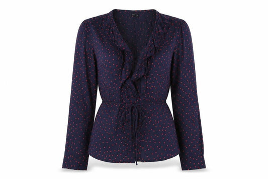 Womens UK Size 6 Only Blue Basic Blouse