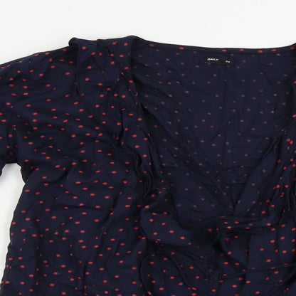 Womens UK Size 6 Only Blue Basic Blouse