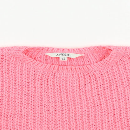 evie  Girls Pink   Pullover Jumper Size 5-6 Years