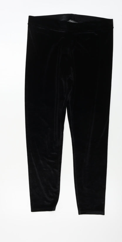 Womens UK Size M Primark Regular Fit Sweatpants Black Trousers