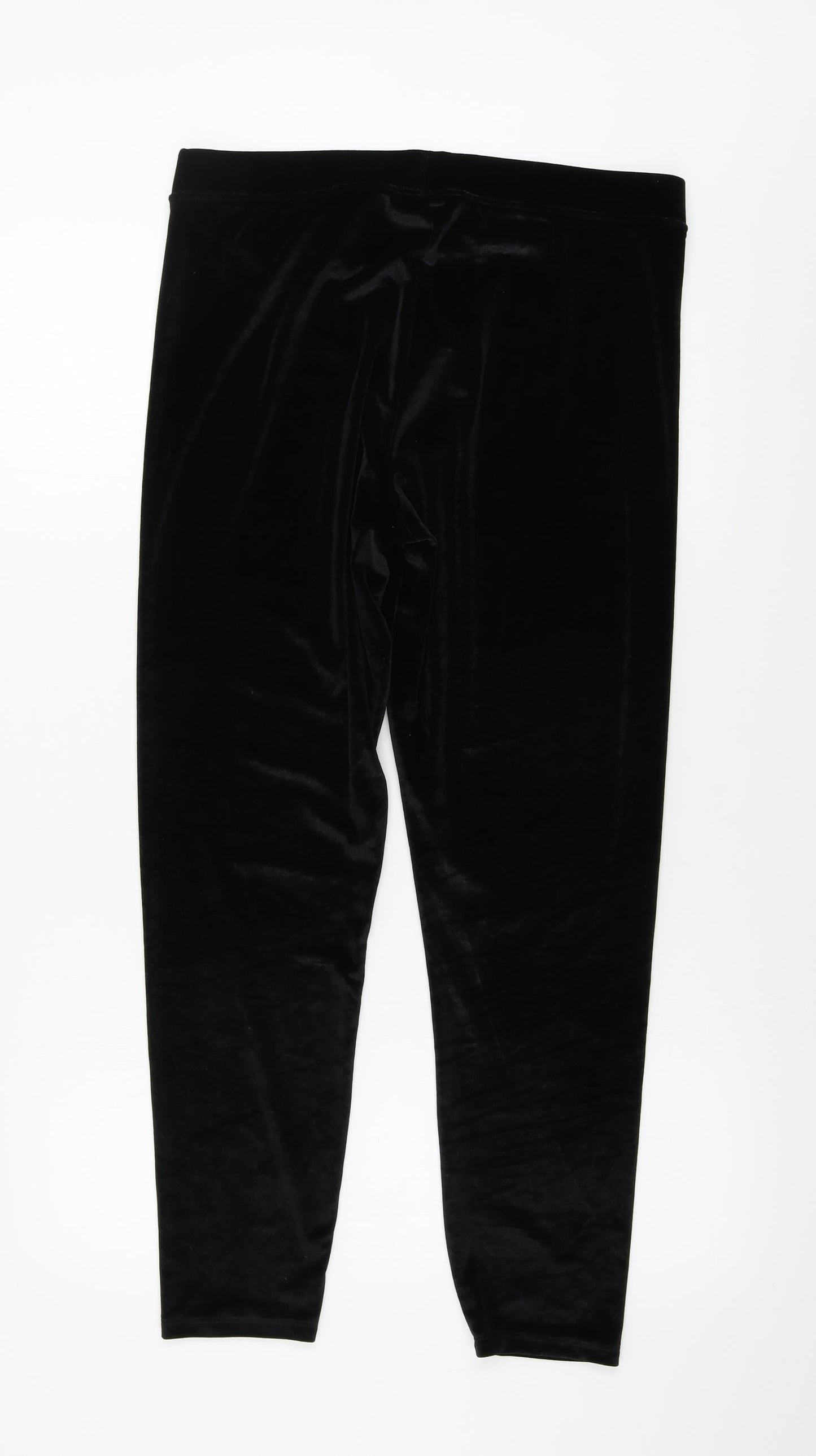 Womens UK Size M Primark Regular Fit Sweatpants Black Trousers