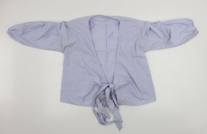 Womens UK Size 6 Miss Selfridge Blue Cardigan Jumper