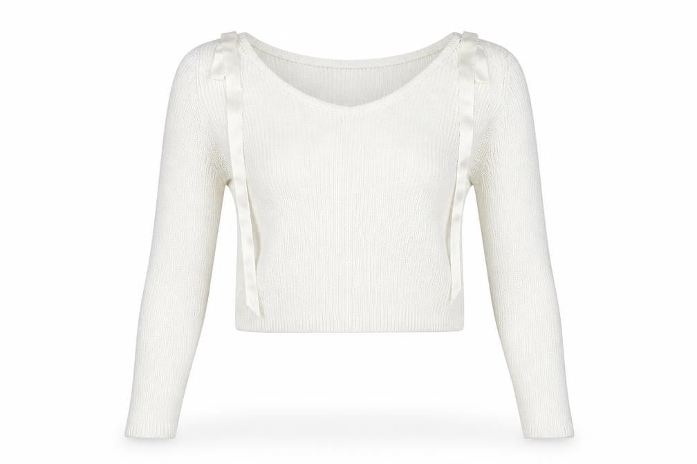 Womens UK Size S H&M Ivory Pullover Jumper