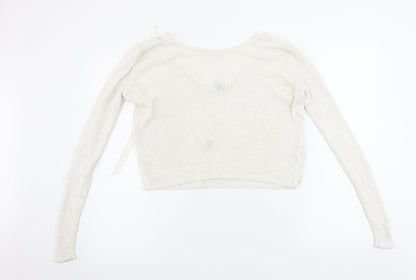 Womens UK Size S H&M Ivory Pullover Jumper