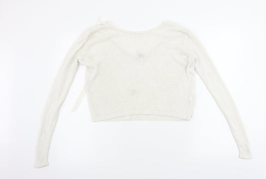 Womens UK Size S H&M Ivory Pullover Jumper