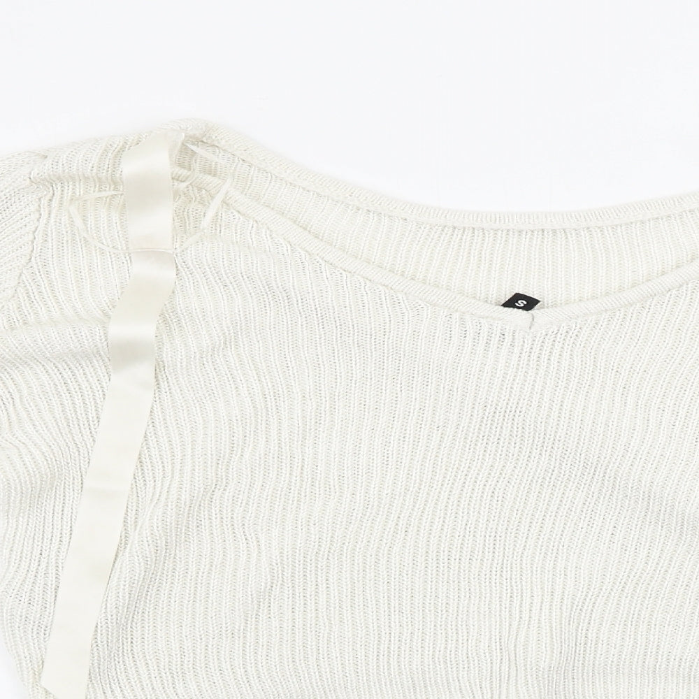 Womens UK Size S H&M Ivory Pullover Jumper
