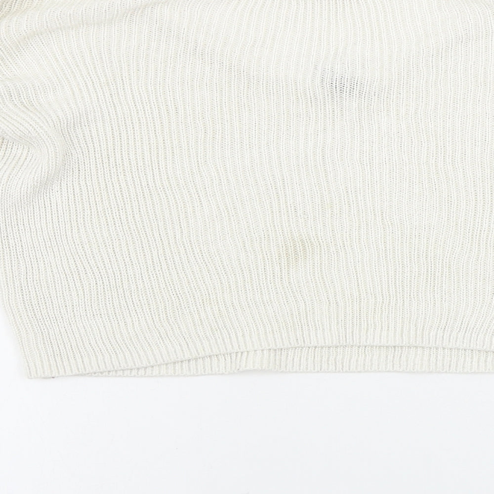 Womens UK Size S H&M Ivory Pullover Jumper
