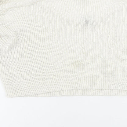 Womens UK Size S H&M Ivory Pullover Jumper