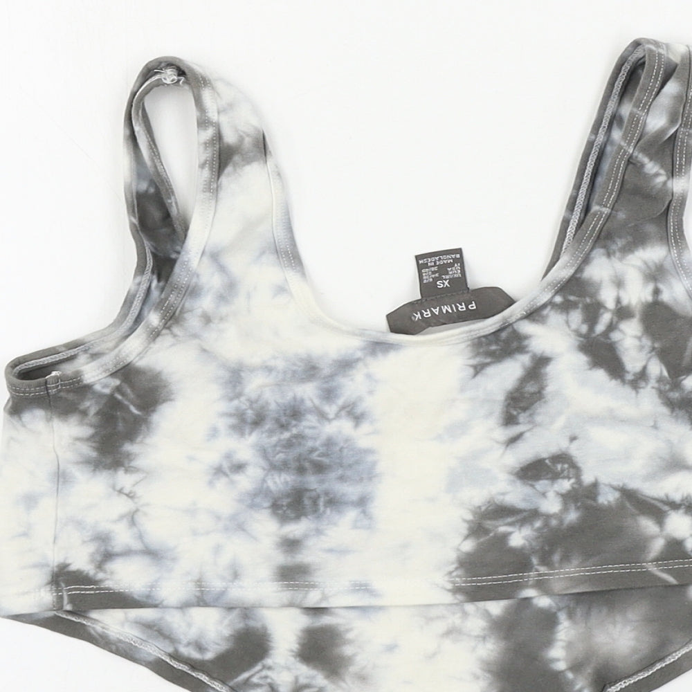 Primark  Womens White   Jersey T-Shirt Size XS