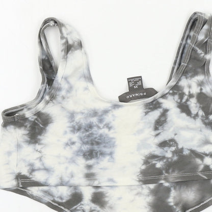 Primark  Womens White   Jersey T-Shirt Size XS