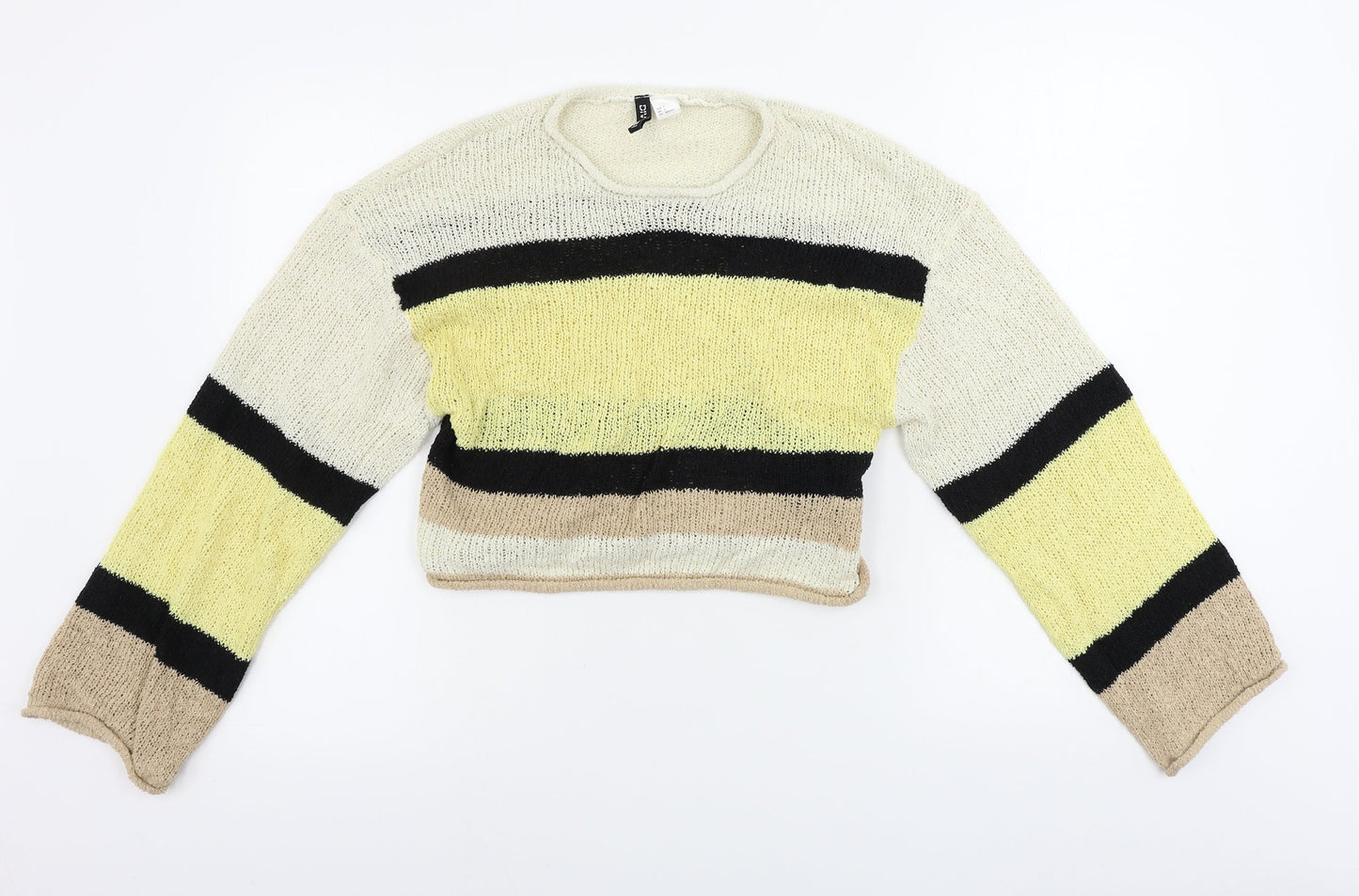 Womens UK Size S H&M Beige Pullover Jumper