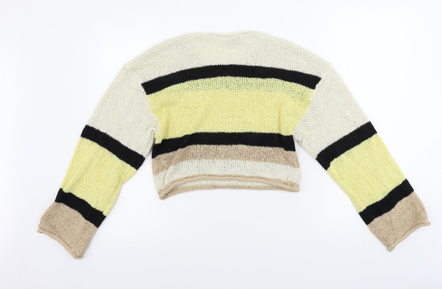 Womens UK Size S H&M Beige Pullover Jumper